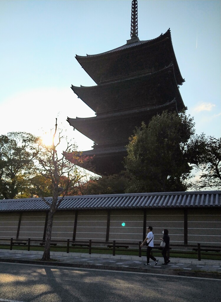 DSC_0603　京都　東寺五重塔