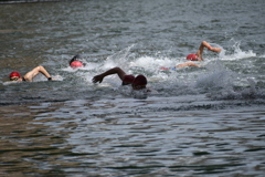 DSC_0918　川での水泳大会