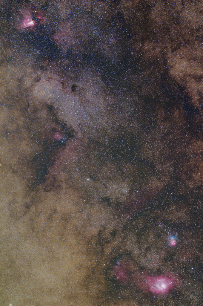 オメガ星雲・バンビの横顔・三裂・干潟星雲