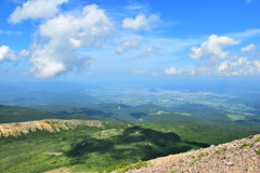 福島盆地　俯瞰