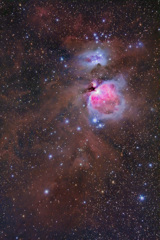 M42周辺の分子雲