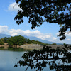 明神池から浅間山