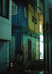 夜の散歩にて