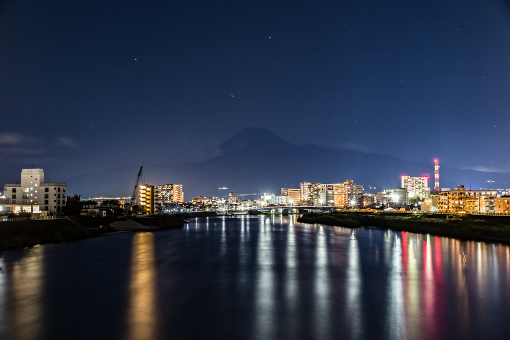 夜の富士