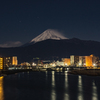 夜中の富士山