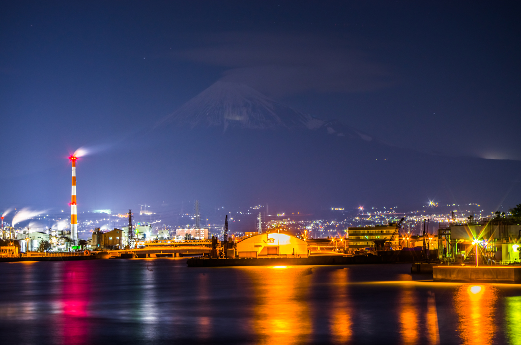 夜の田子の浦