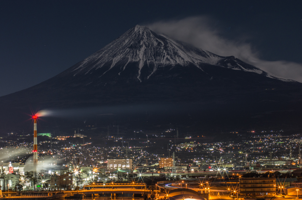 富士の夜景