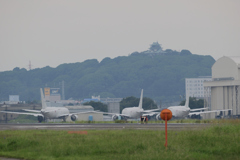 小牧山城とKC-767