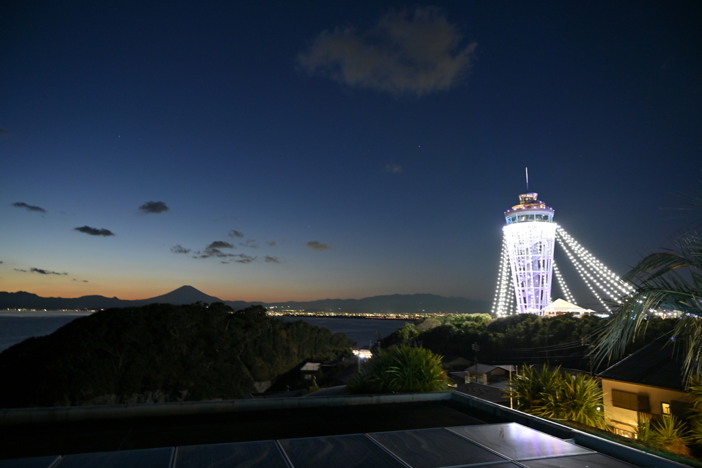 江ノ島の夜