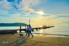 岡本桟橋（原岡海岸）