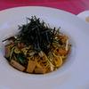 色々茸とベーコンの和風スパゲティ