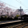 龍安寺駅に到着