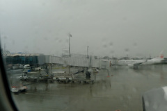 14時21分出発前は雨