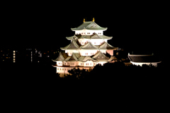 7月名古屋城ライトアップ