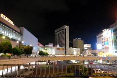 夜の仙台駅付近