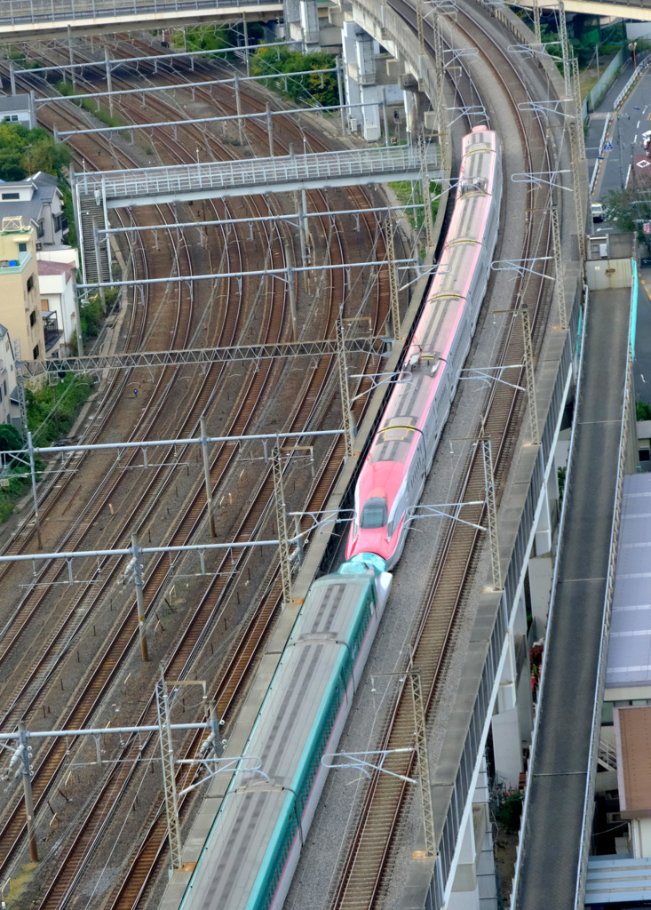 東北新幹線と連結