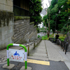 胸突坂を登って振り返る