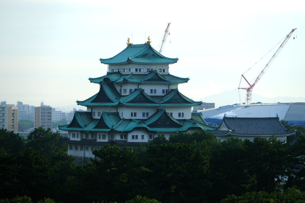 午前6時前の名古屋城