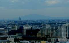 東ロビーからは筑波山