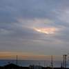 夕方の海