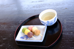 坊ちゃん団子で休憩