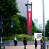 信号を渡る