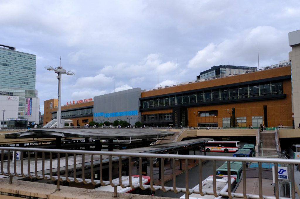 仙台駅付近から