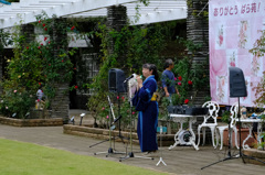 苑内風景 オカリナ演奏