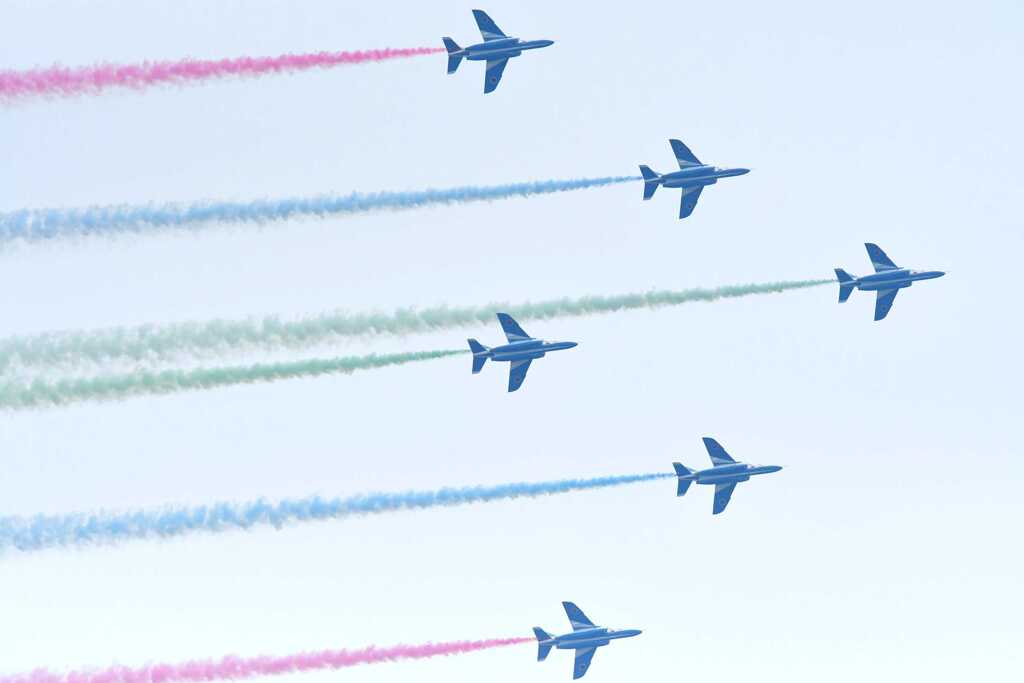 パラリンピック開会式ブルーインパルス