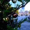 ツリーと東京駅