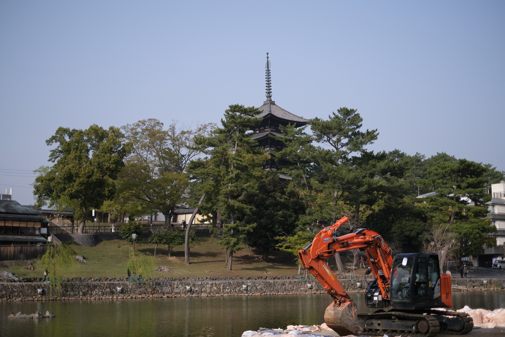 重機と世界遺産