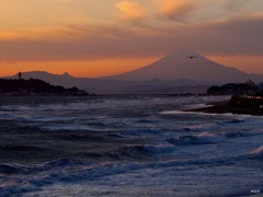 夕焼けを待つ