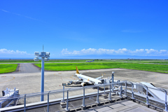 佐賀空港と雲仙