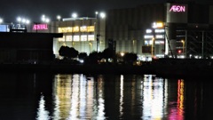 夜釣りスポットからの風景