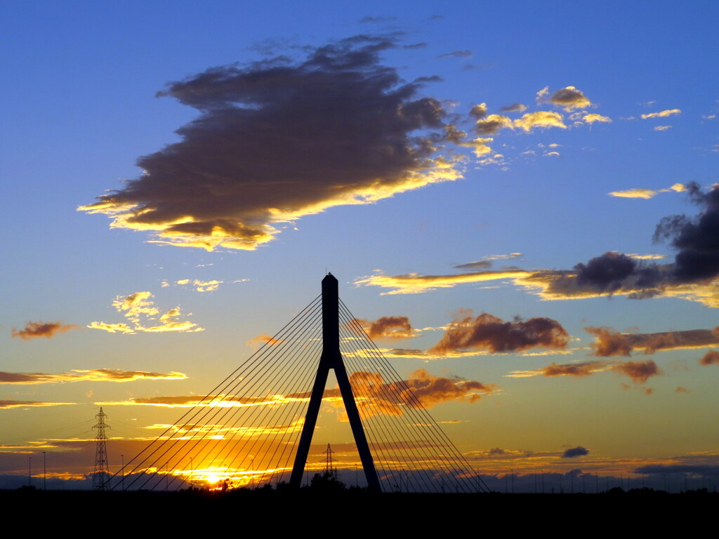 わが街の夕景