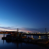 横浜の夕暮れ
