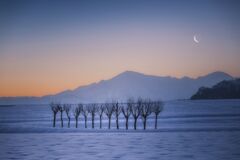 ハサギと三日月