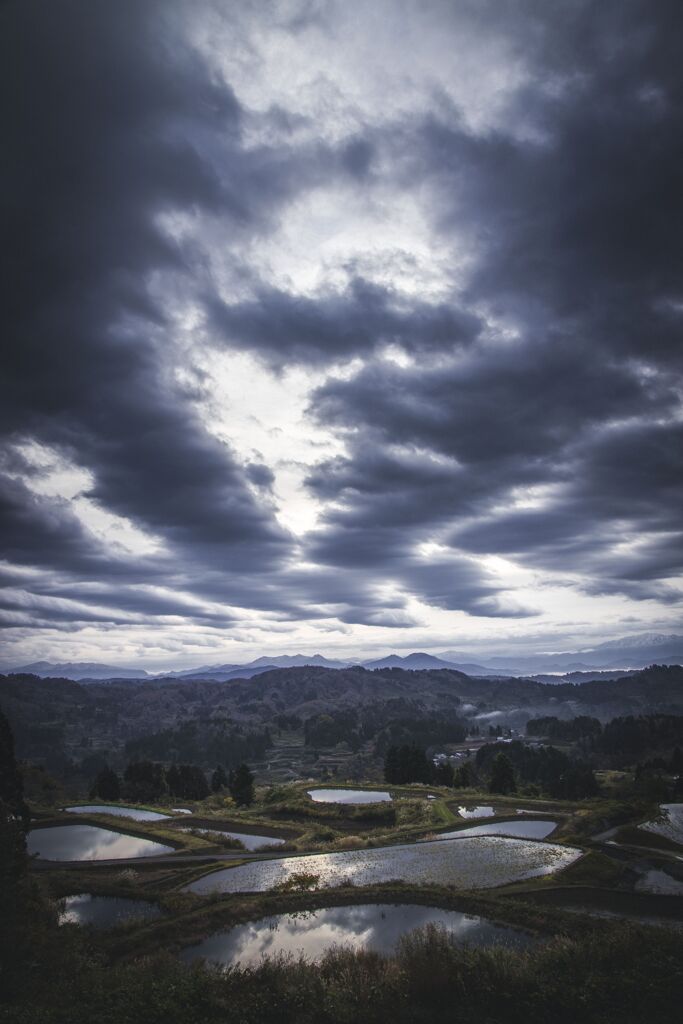 伸びる雲