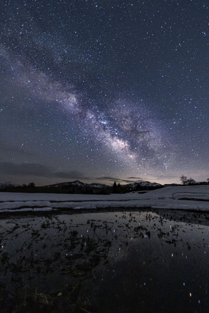 春の夜空