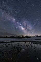 春の夜空