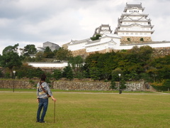 三の丸広場にて