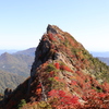 紅葉ピークの石鎚山