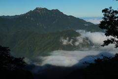 石鎚山と雲海