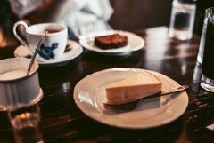 カフェにて