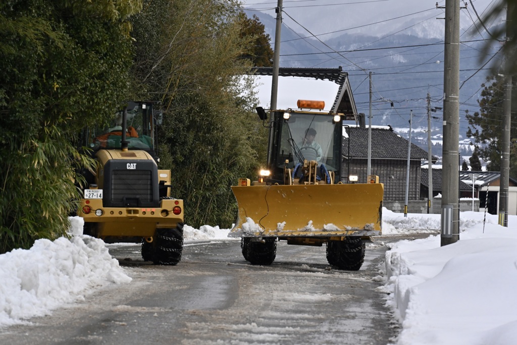 雪が降った
