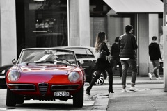 red car