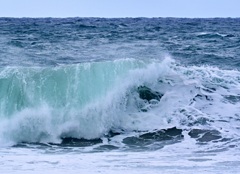 佐渡の荒海
