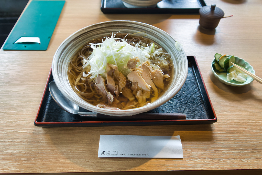 冷たい肉そば