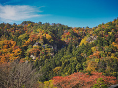宝珠山立石寺の紅葉