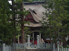出羽三山神社　羽黒山三神合祭殿